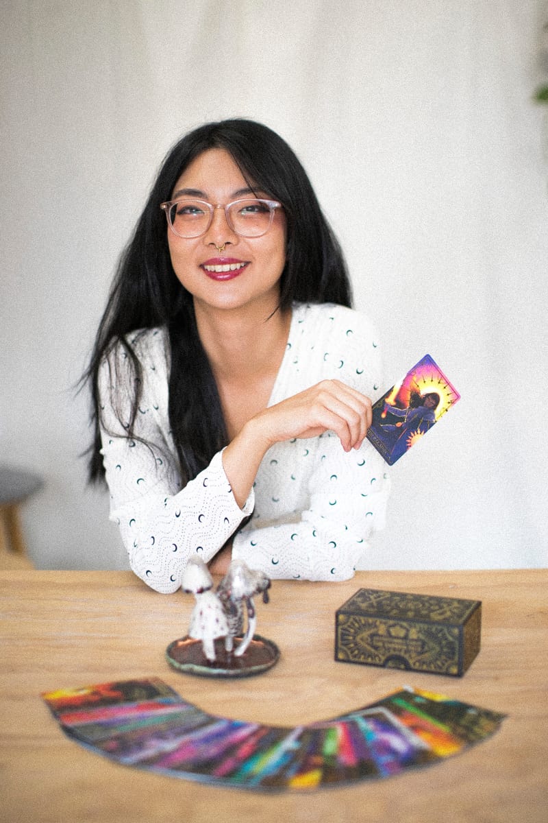 Meet the creators behind the interactive digital tarot decks on Moonlight